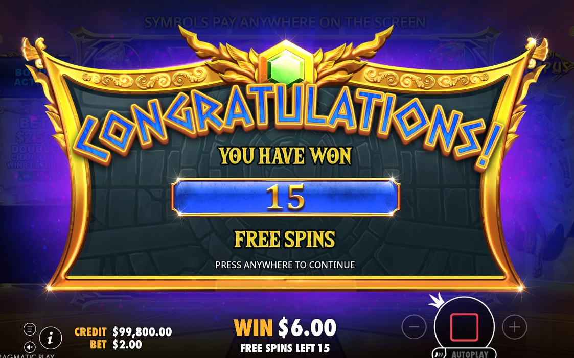 Free Spins med räknaren för TOTAL MULTIPLIER